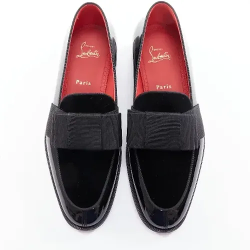 Pre-owned Leather flats , male, Sizes: 5 1/2 UK - Christian Louboutin Pre-owned - Modalova