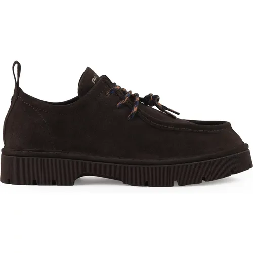 Lace-up Suede Flat Shoes , male, Sizes: 10 UK, 7 UK, 9 UK, 6 UK, 8 UK, 11 UK - Panchic - Modalova