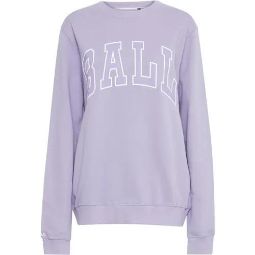 Lavender Sweatshirt, Cozy & Stylish , female, Sizes: XS, L, M, XL, 2XL - Ball - Modalova