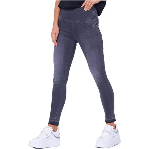 High-waisted skinny jegging jeans , female, Sizes: W27 - PATRIZIA PEPE - Modalova