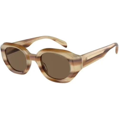 Brown Dark Lens Sunglasses Model Ea4230U , female, Sizes: 48 MM - Emporio Armani - Modalova