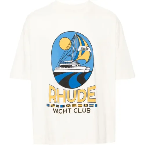 T-shirts and Polos , male, Sizes: M - Rhude - Modalova