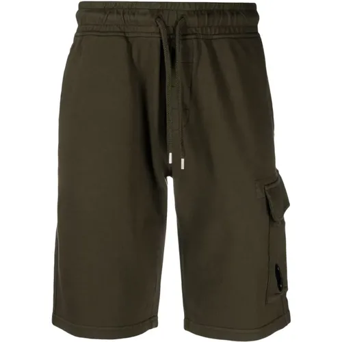 Light Fleece Shorts in , male, Sizes: L - C.P. Company - Modalova
