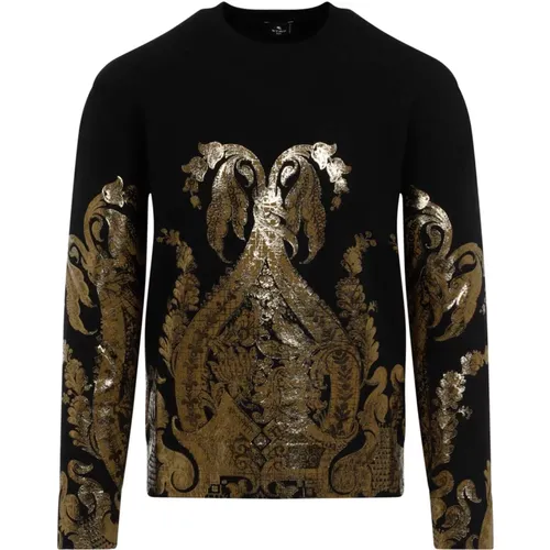 Black Sweater for Women Aw24 , female, Sizes: S, XS, 2XS - ETRO - Modalova