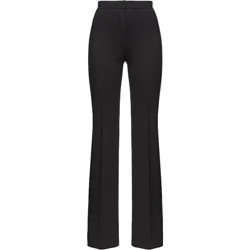 Hoch taillierte Flare Hose in Schwarz , Damen, Größe: 2XS - pinko - Modalova