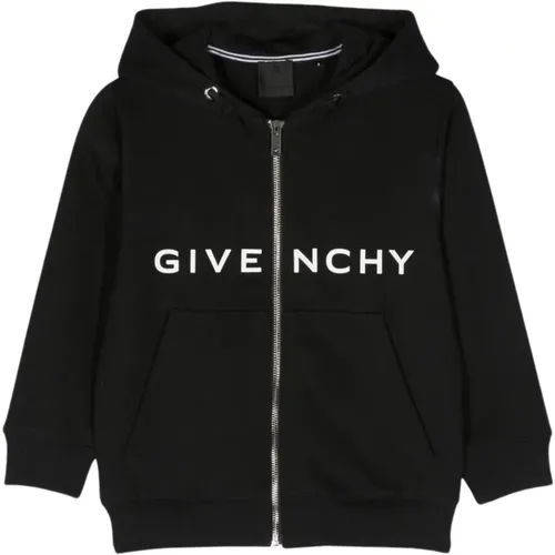 Schwarzer Hoodie mit Logo-Print - Givenchy - Modalova