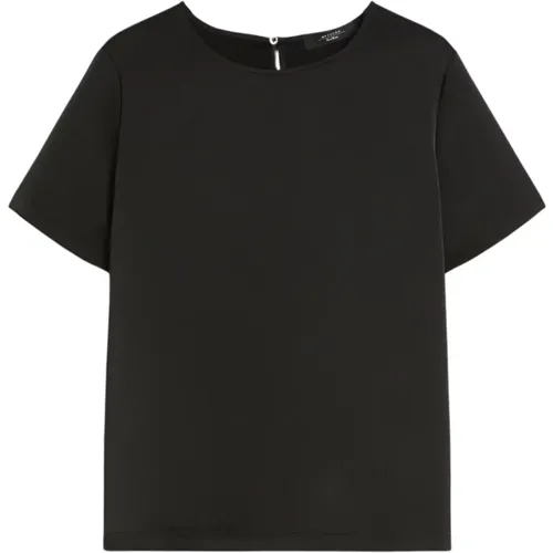 Elegante Satin Vorderseite Hemd , Damen, Größe: 2XL - Max Mara Weekend - Modalova