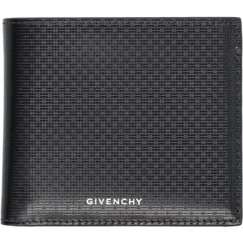 Leather Wallet 4CC Billfold , male, Sizes: ONE SIZE - Givenchy - Modalova
