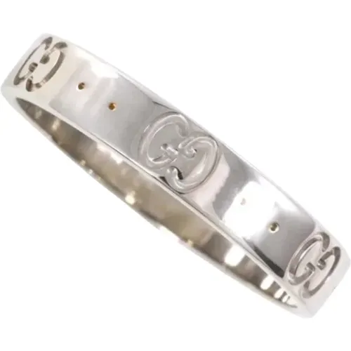 Pre-owned Metal rings , female, Sizes: ONE SIZE - Gucci Vintage - Modalova