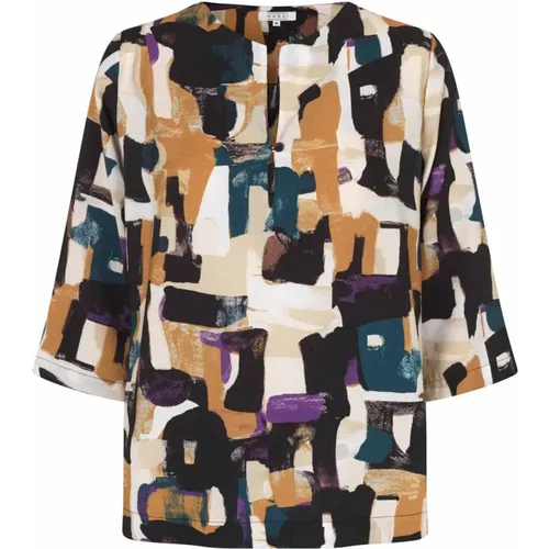 Printed Top with 3/4 Sleeves , female, Sizes: XL - Masai - Modalova