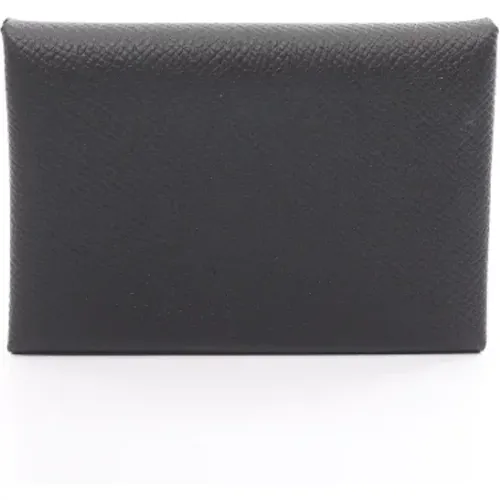 Pre-owned Leather wallets , female, Sizes: ONE SIZE - Hermès Vintage - Modalova