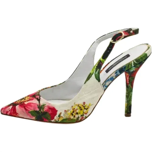 Pre-owned Stoff heels - Dolce & Gabbana Pre-owned - Modalova