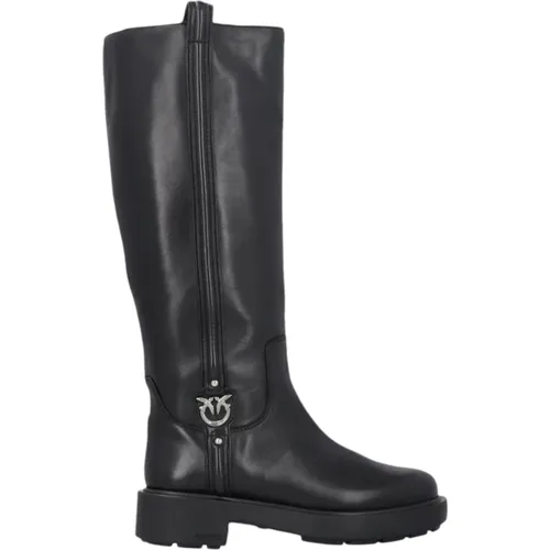 Schwarze Stiefel für Frauen , Damen, Größe: 38 EU - pinko - Modalova