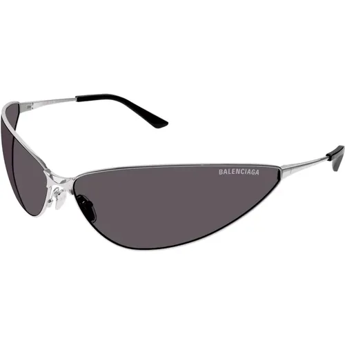 Schwarz/Grün Sonnenbrille Bb0315S , unisex, Größe: ONE Size - Balenciaga - Modalova