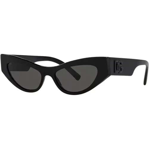 DG CrossedLarge Sunglasses , female, Sizes: 52 MM - Dolce & Gabbana - Modalova