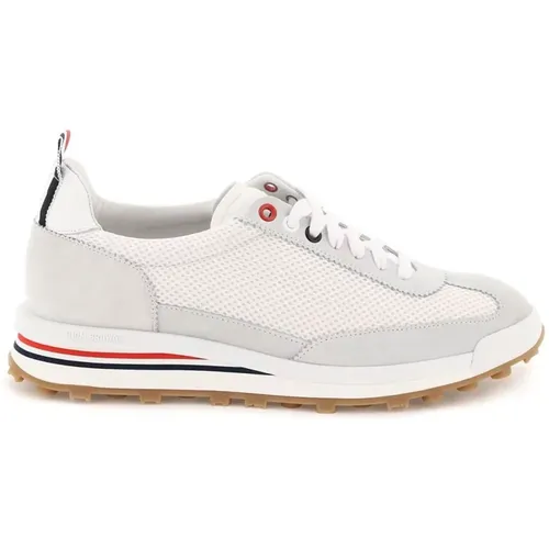 Mesh Tech Runner Sneakers mit kontrastierenden Wildledereinsätzen , Herren, Größe: 41 1/2 EU - Thom Browne - Modalova