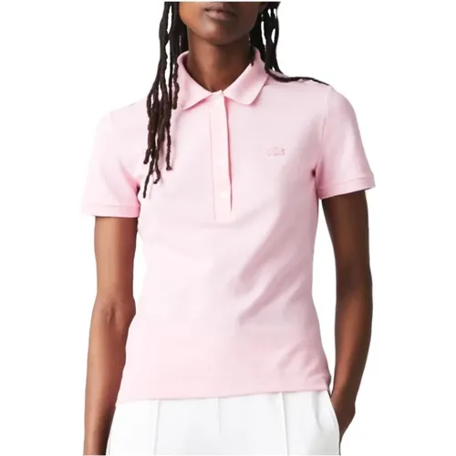 Women`s Slim Fit Cotton Piqué Polo , female, Sizes: M - Lacoste - Modalova