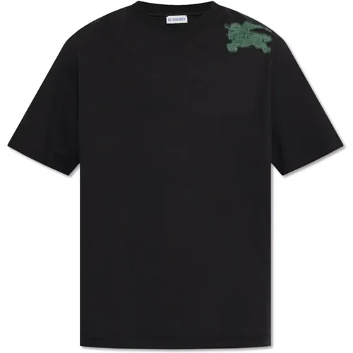 Bedrucktes T-Shirt , Herren, Größe: XL - Burberry - Modalova