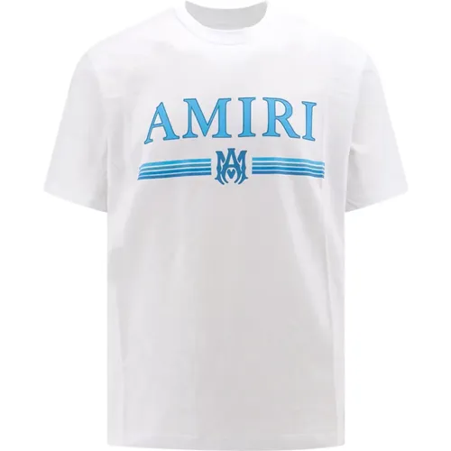 Contrasting Logo Print Cotton T-Shirt , male, Sizes: L - Amiri - Modalova