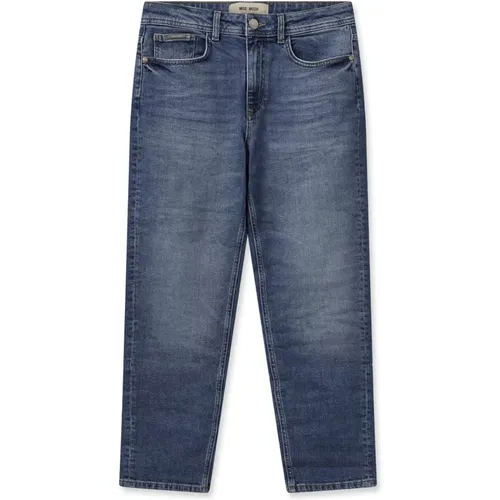 Trendige Boyfriend Jeans mit klassischen Taschen , Damen, Größe: W24 - MOS MOSH - Modalova