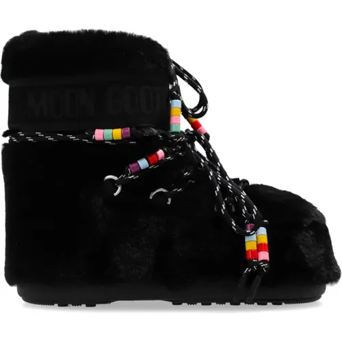 Schneestiefel Icon Low Faux Fur Brot - moon boot - Modalova