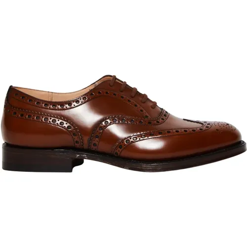 Classic Leather Burwood Shoe , male, Sizes: 7 UK, 6 1/2 UK, 9 1/2 UK, 8 UK, 9 UK, 10 UK, 7 1/2 UK - Church's - Modalova