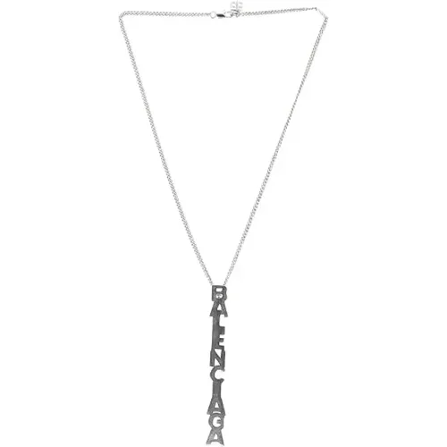 Pre-owned Metal necklaces , male, Sizes: ONE SIZE - Balenciaga Vintage - Modalova