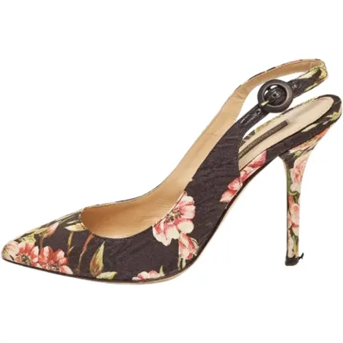 Pre-owned Fabric heels , female, Sizes: 5 UK - Dolce & Gabbana Pre-owned - Modalova