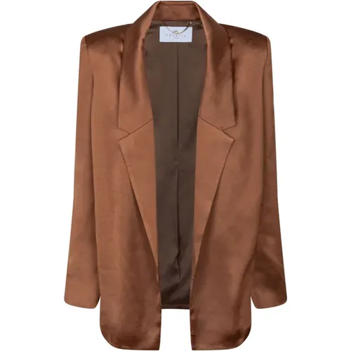 Satin Jacket Benson Style , female, Sizes: XS, S, M - Nenette - Modalova