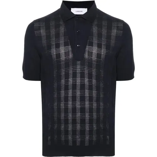 T-Shirts,Herren Schwarze T-Shirts Polos Ss24 - Lardini - Modalova