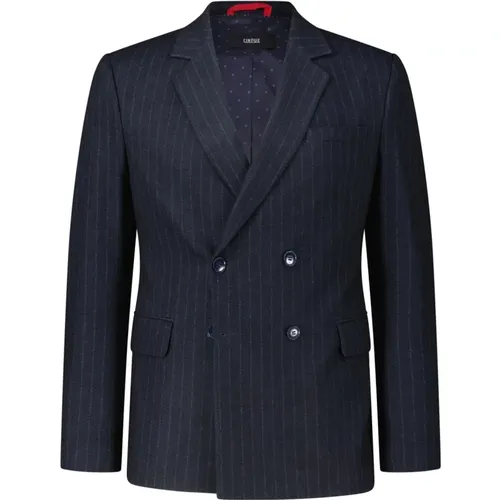 Gestreifter Blazer , Herren, Größe: M - CINQUE - Modalova