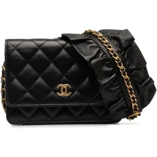 Pre-owned Leather chanel-bags , female, Sizes: ONE SIZE - Chanel Vintage - Modalova