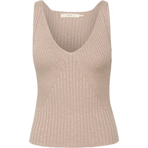 Lieiw Top Bluser Clay Melange , female, Sizes: 2XL, M - InWear - Modalova