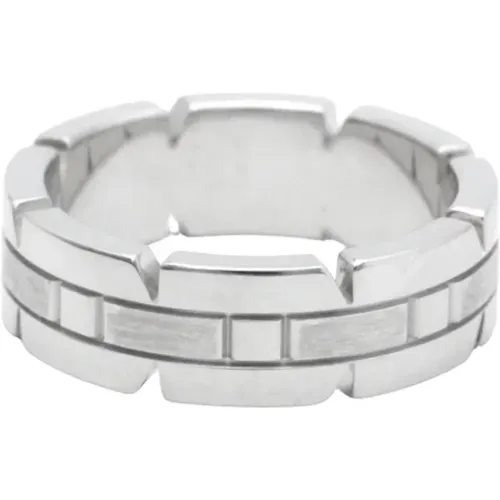 Pre-owned White Gold rings , female, Sizes: ONE SIZE - Cartier Vintage - Modalova