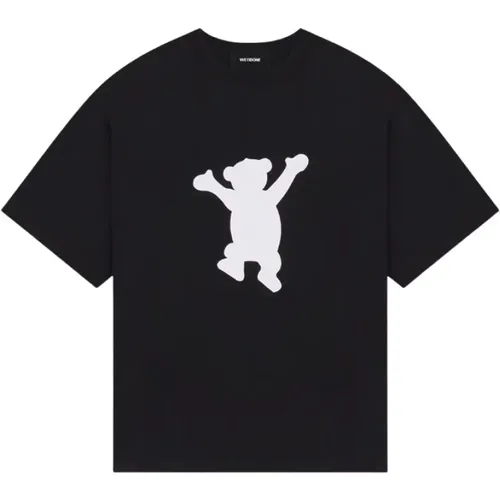 Teddy Bear Print T-shirt , male, Sizes: XS, S - We11Done - Modalova