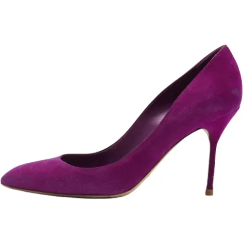 Pre-owned Suede heels , female, Sizes: 5 UK - Sergio Rossi Pre-owned - Modalova