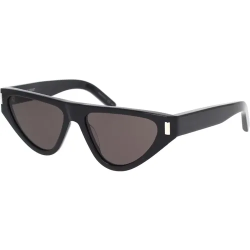 Yves Sunglasses SL 468 001 , female, Sizes: 55 MM - Saint Laurent - Modalova