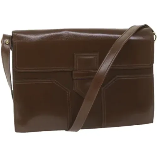 Pre-owned Leather shoulder-bags , female, Sizes: ONE SIZE - Yves Saint Laurent Vintage - Modalova