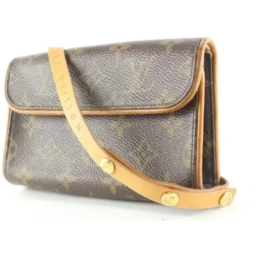 Vintage Leather Louis Vuitton Bag , female, Sizes: ONE SIZE - Louis Vuitton Vintage - Modalova