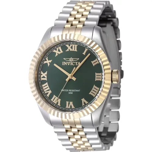 Green Dial Quartz Watch - Specialty , male, Sizes: ONE SIZE - Invicta Watches - Modalova