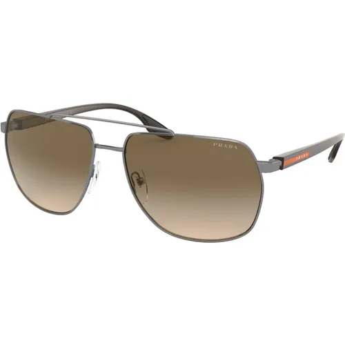 Sunglasses,/Dark Grey Shaded Sunglasses - Prada - Modalova