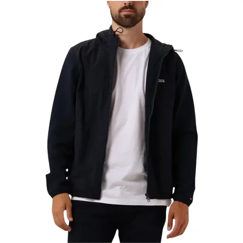 Blauer Mix Media H Pullover , Herren, Größe: L - Tommy Hilfiger - Modalova