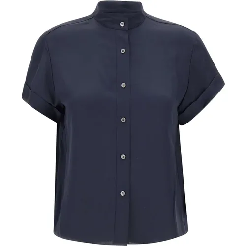Silk Georgette Shirt , female, Sizes: L, XL - Theory - Modalova