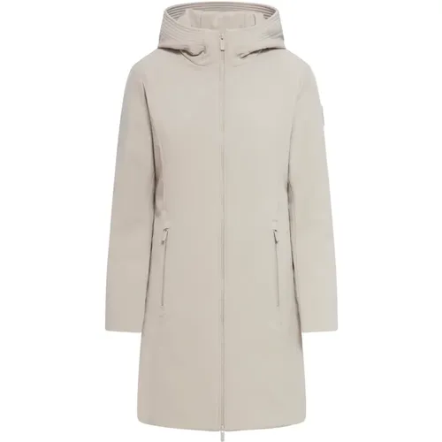 Funktionale und feminine braune Mäntel , Damen, Größe: L - Woolrich - Modalova