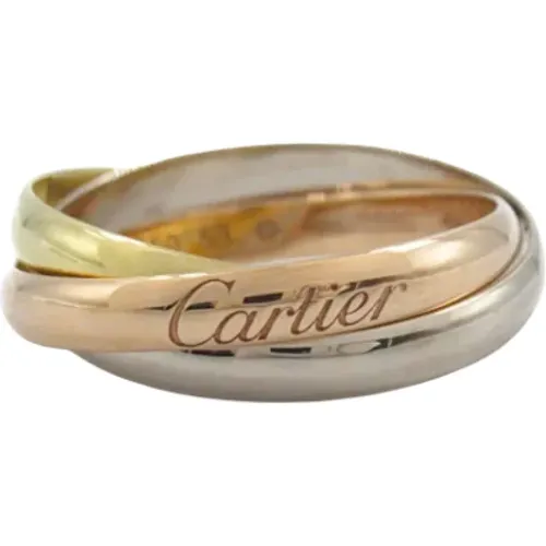 Pre-owned Gold rings , female, Sizes: ONE SIZE - Cartier Vintage - Modalova