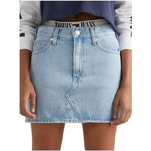 Jeansrock Izzie Tommy Jeans , Damen, Größe: W27 - Tommy Hilfiger - Modalova