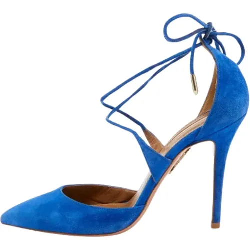 Pre-owned Wildleder heels , Damen, Größe: 37 EU - Aquazzura Pre-owned - Modalova