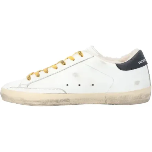 Leather sneakers , male, Sizes: 9 UK - Golden Goose - Modalova