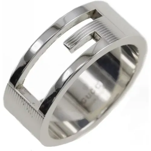 Pre-owned Silver rings , female, Sizes: ONE SIZE - Gucci Vintage - Modalova