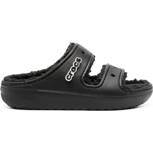 Sandalen schwarz , Damen, Größe: 39 EU - Crocs - Modalova